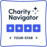 Charity Navigator Four-Star Rating Badge showcasing that the SCA has been independently evaluated for effectively stewarding donations.