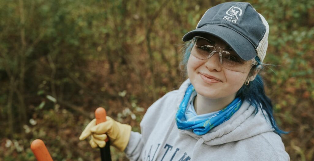 Northwest Indiana Dunes Restoration Crew Member Bella Evelia